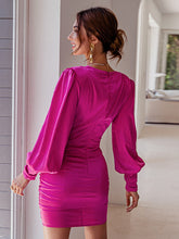 Afbeelding in Gallery-weergave laden, Sukienka wieczorowa ,, Chic lantern sleeve&quot;
