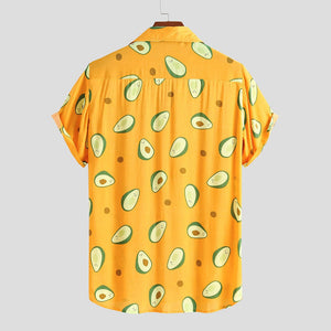 Avocado shirt met korte mouwen
