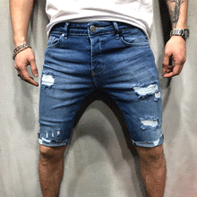 Afbeelding in Gallery-weergave laden, Squaro denim korte broek

